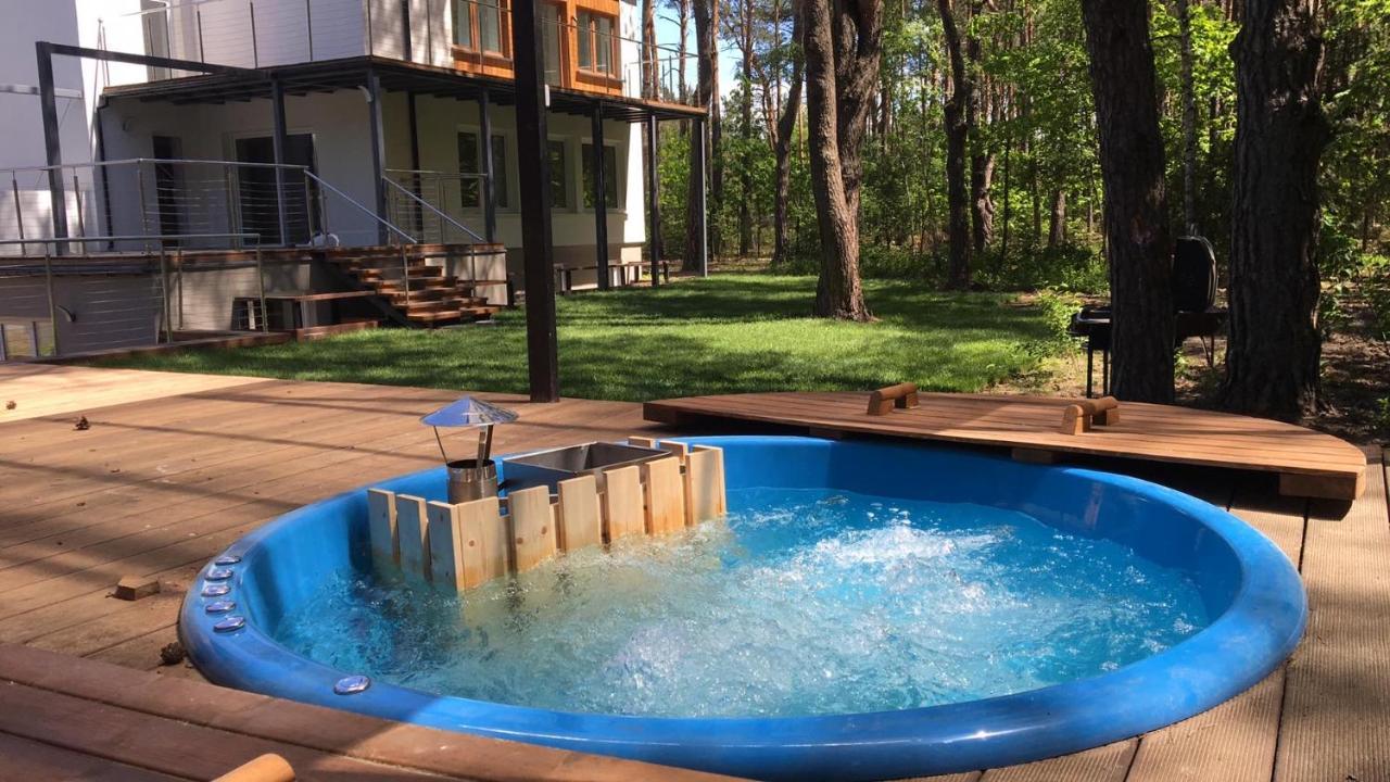 Luksusowy Apartament Pod Lasem, Otwock -Shared Garden, Sauna, Wood Hot Tub! Hot Tub Seasonal! Екстер'єр фото